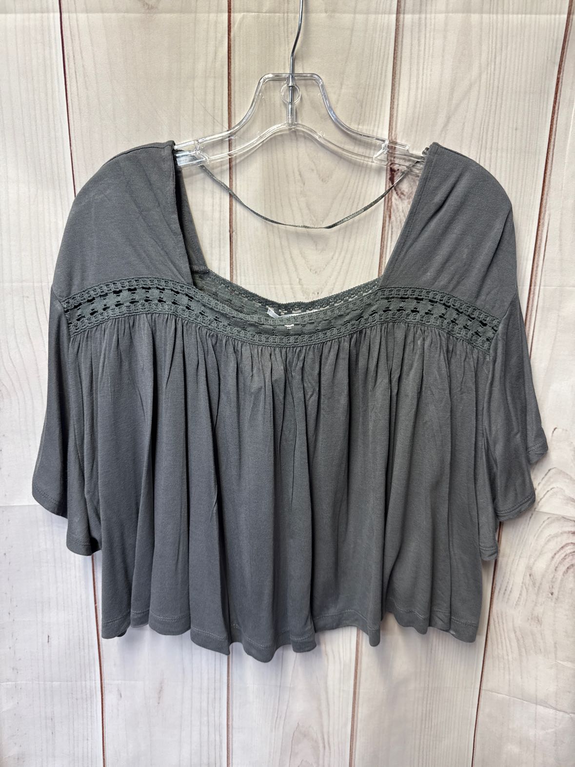 Oneill Women's Size M Gray Short Sleeve Top