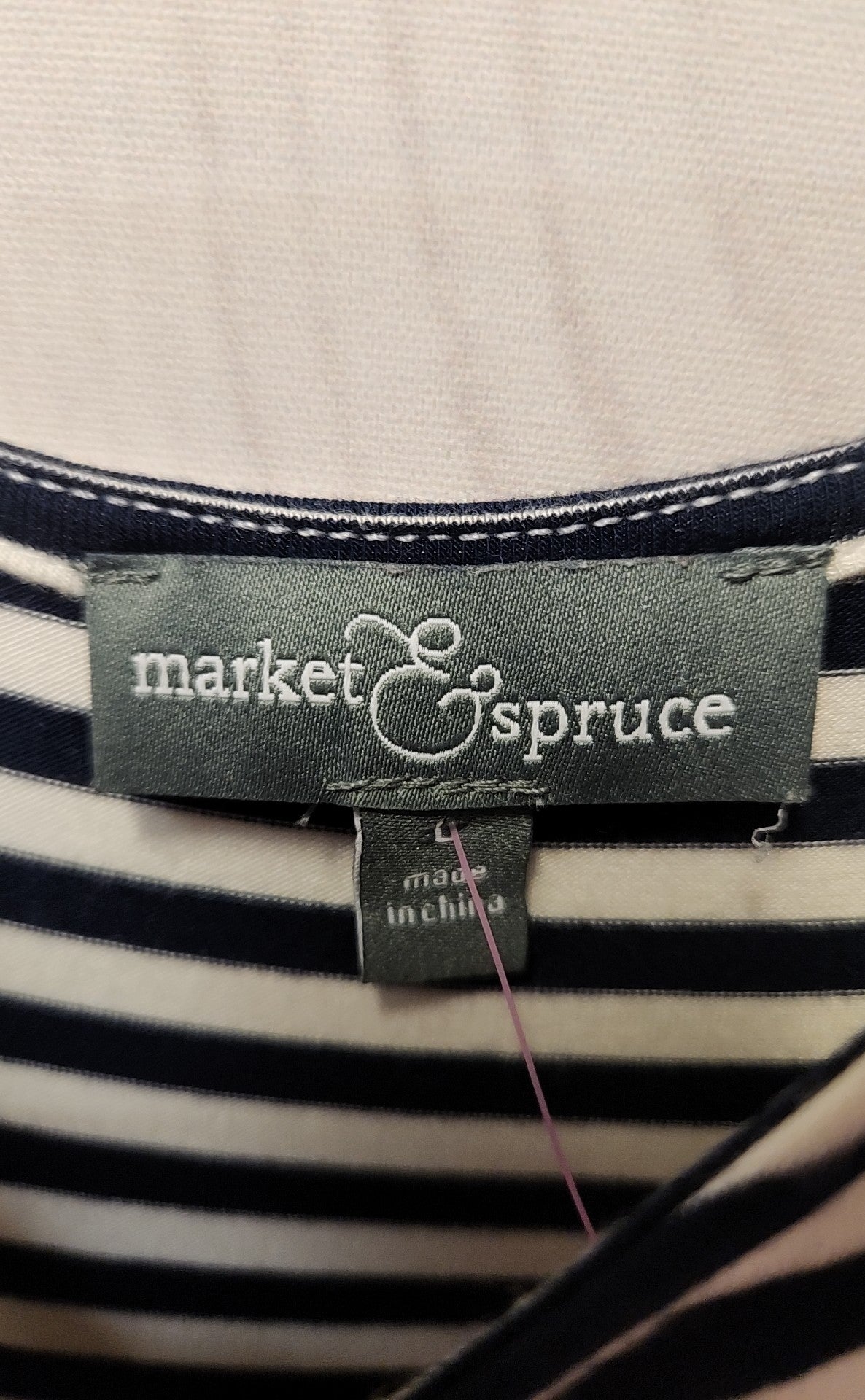 Market & Spruce Women's Size L Navy Dress