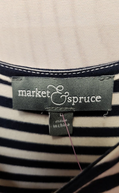 Market & Spruce Women's Size L Navy Dress