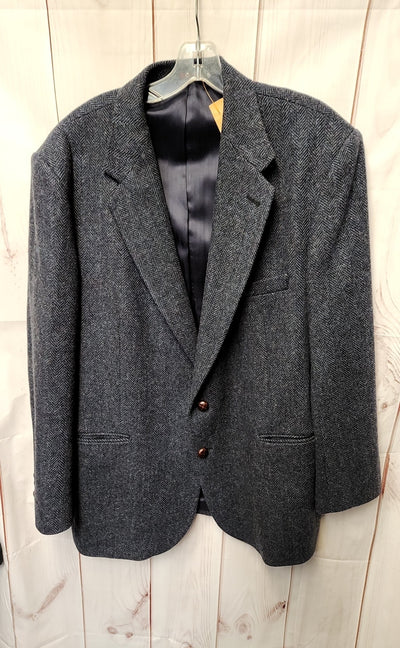 Stanley Blacker Men's Size 44 Blue Sport Coat