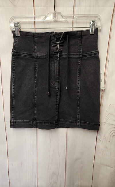 NWT Free People Women's Size 4 Black Skirt