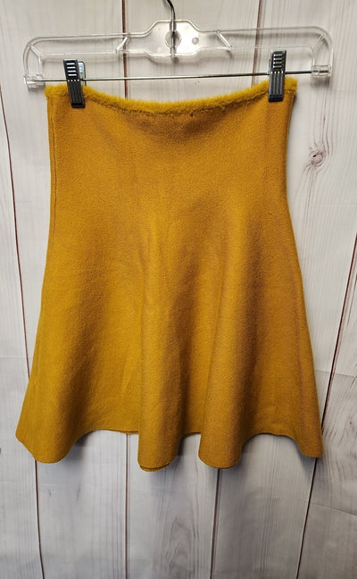 Zara Knit Women's Size S Yellow Skirt