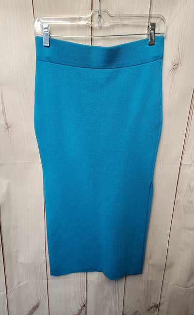 7 For All Mankind Women's Size M Blue Skirt