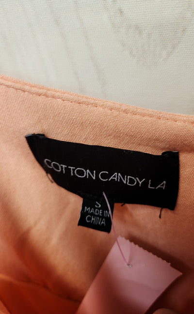 Cotton Candy Women's Size S Peach Dress