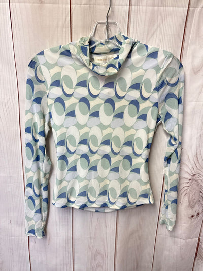 Monteau Women's Size S Blue Long Sleeve Top