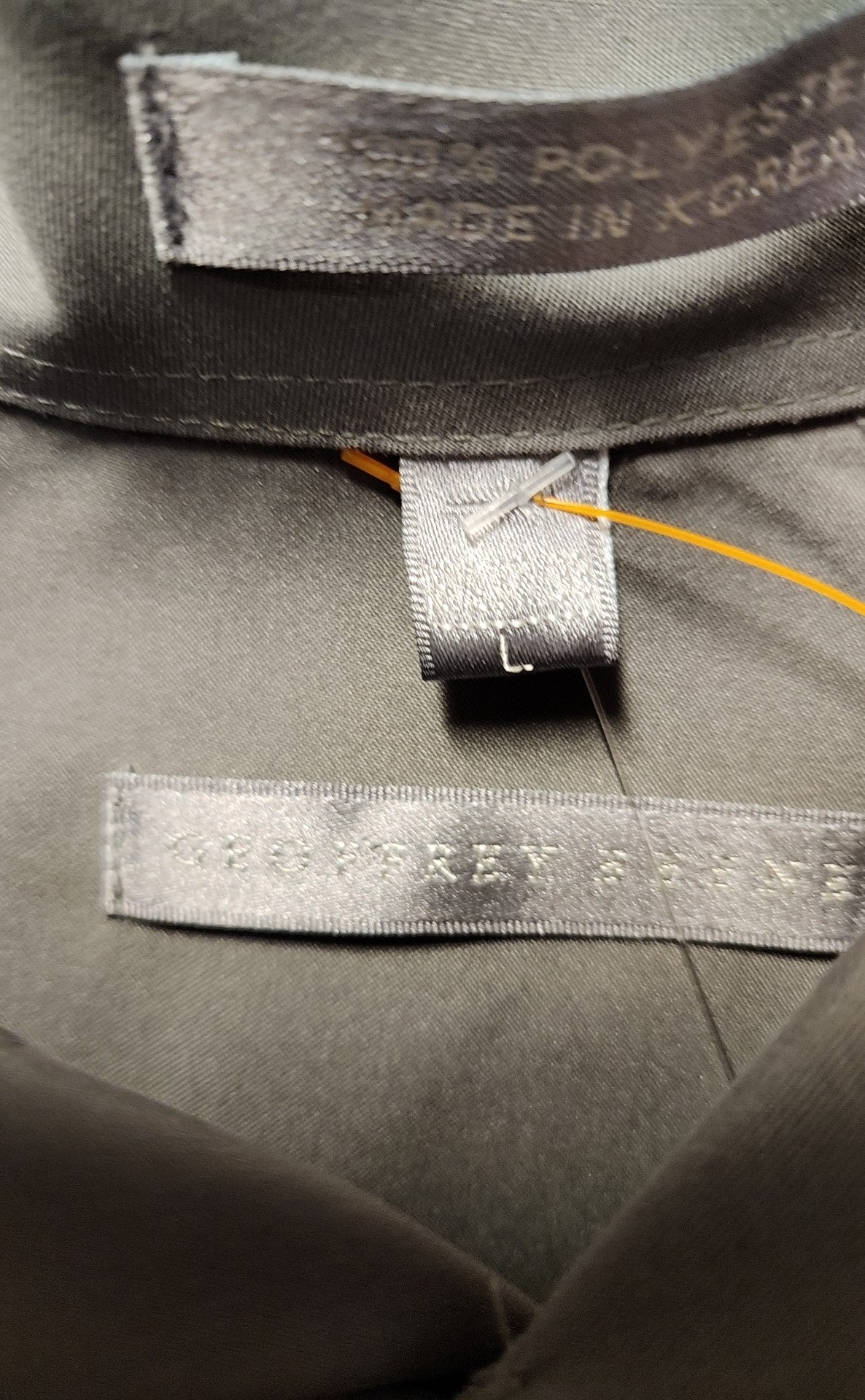 Geoffrey Beene Men's Size L Olive Green Shirt