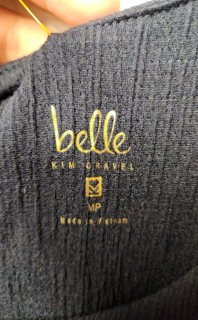 Belle by Kim Gravel Women's Size M Petite Navy Jumpsuit
