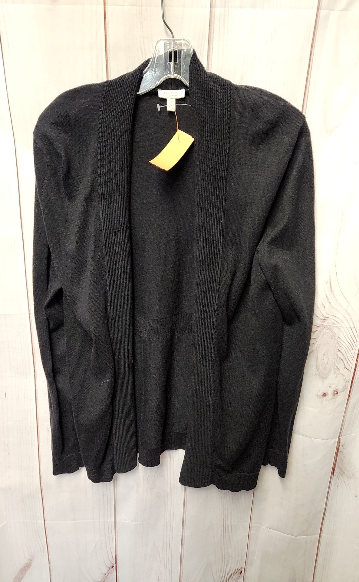 Talbots Women's Size L Petite Black Cardigan