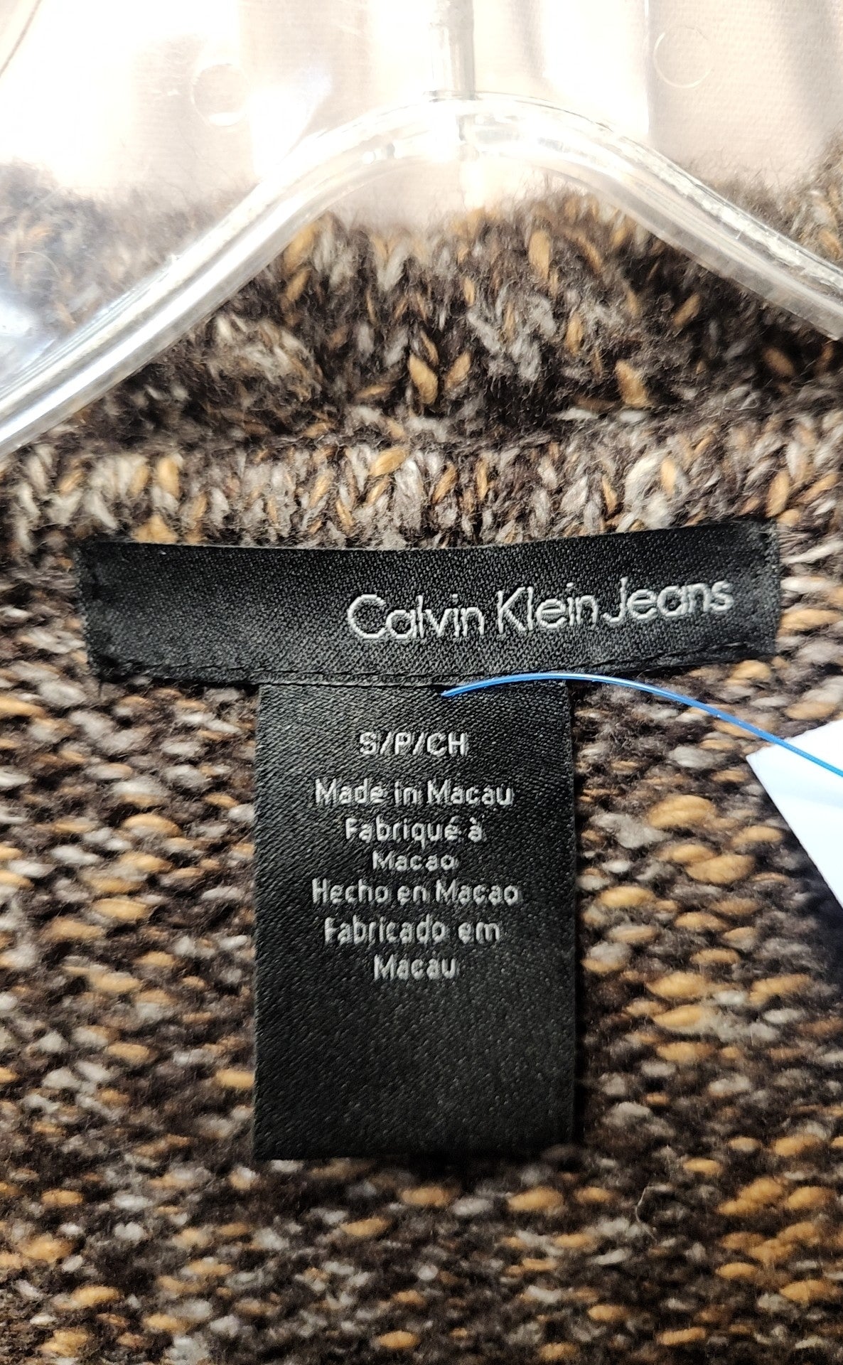 Calvin Klein Women's Size S Brown Cardigan