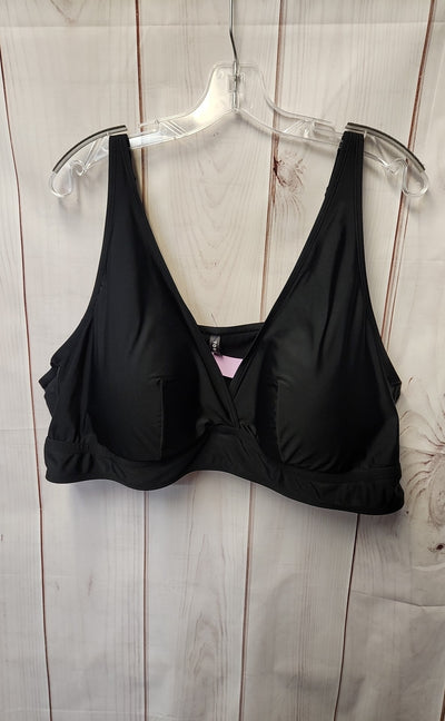 Torrid Women's Size 5X Black Swim Top