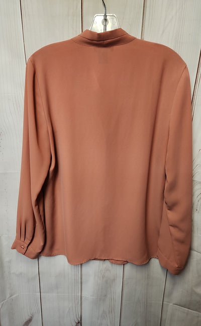 Jones New York Women's Size M Pink Long Sleeve Top