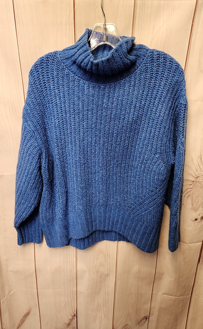 Maeve Anthropologie Women's Size XS Petite Blue Sweater