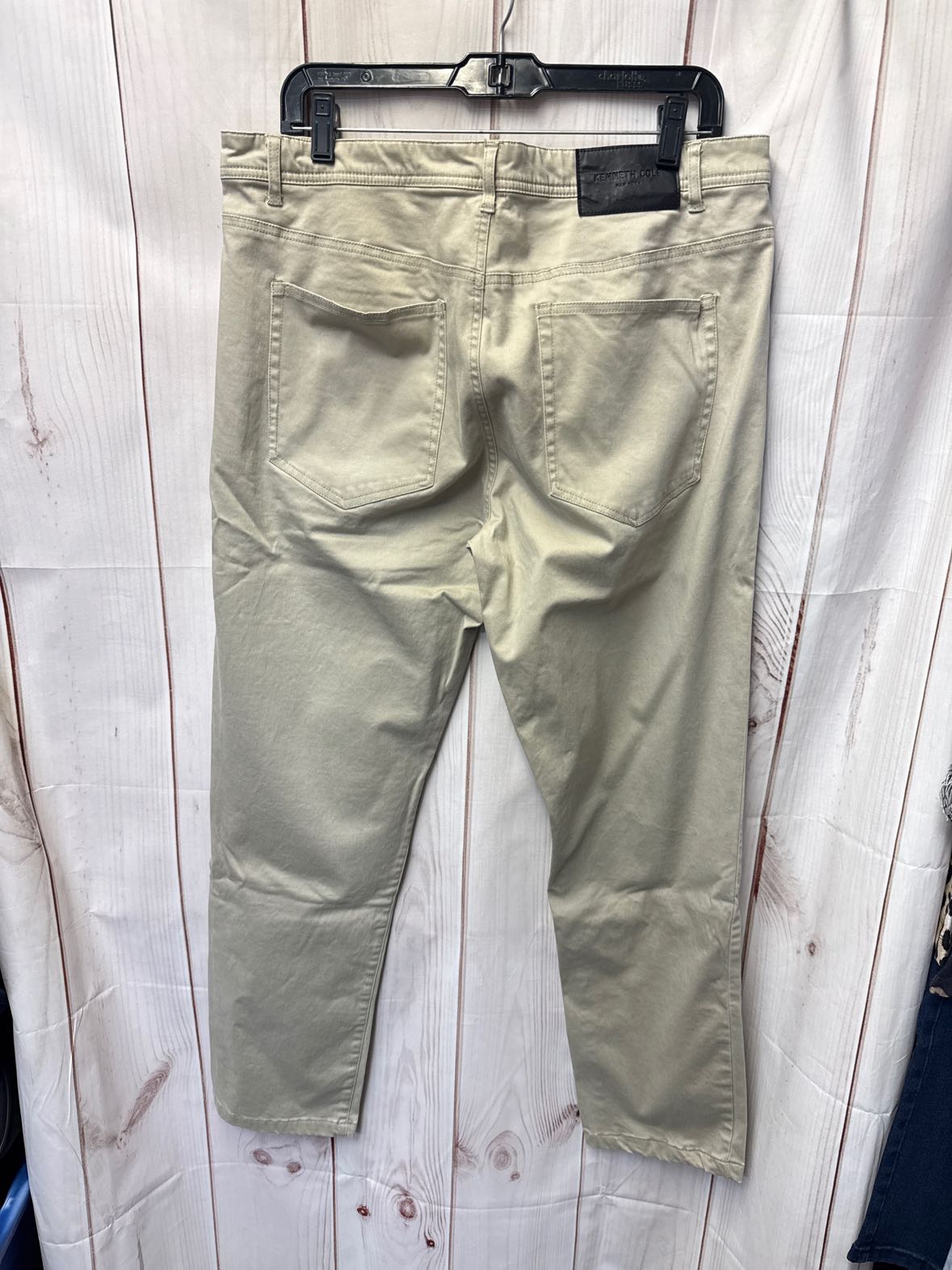 Kenneth Cole Men's Size 36x30 Beige Pants Slim Fit