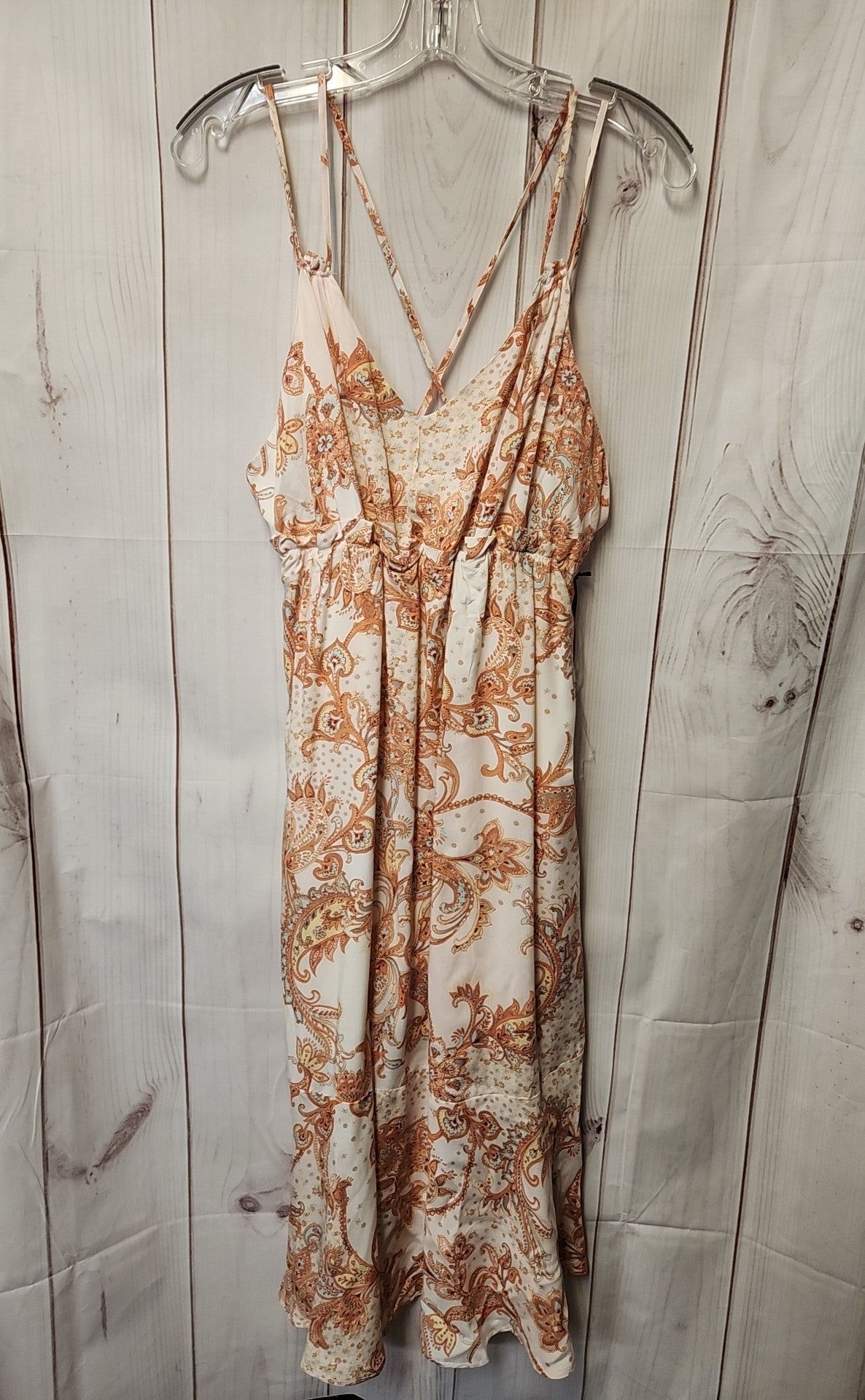 NWT Liberty Love Women's Size L Peach Dress