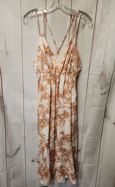 NWT Liberty Love Women's Size L Peach Dress