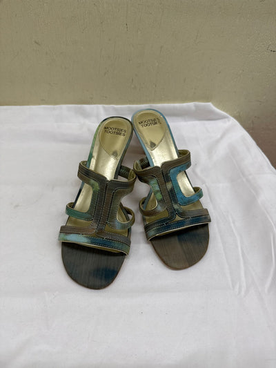 Mootsies Tootsies Women's Size 8-1/2 Blue Sandals