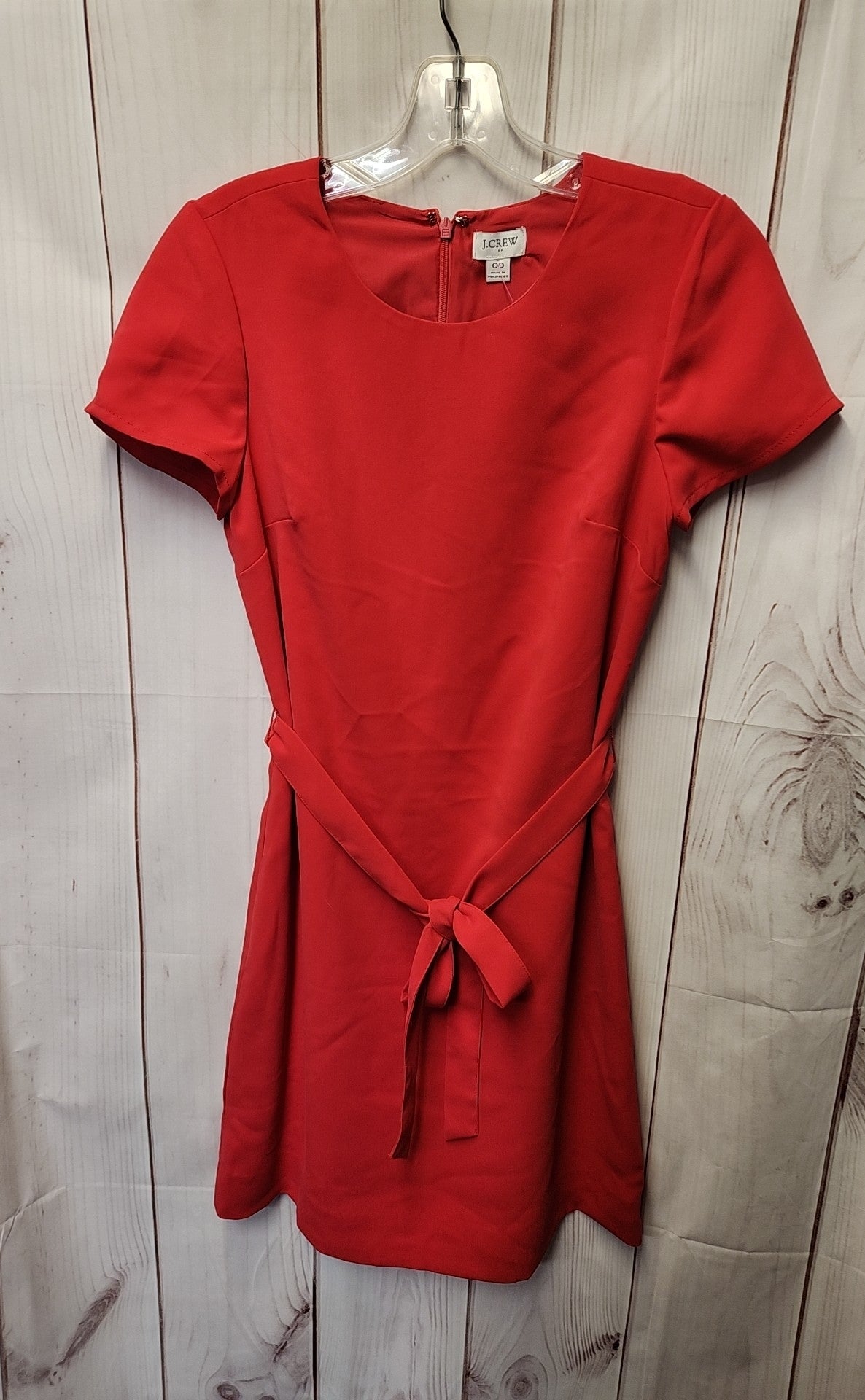 J Crew Women's Size 00 Red Dress