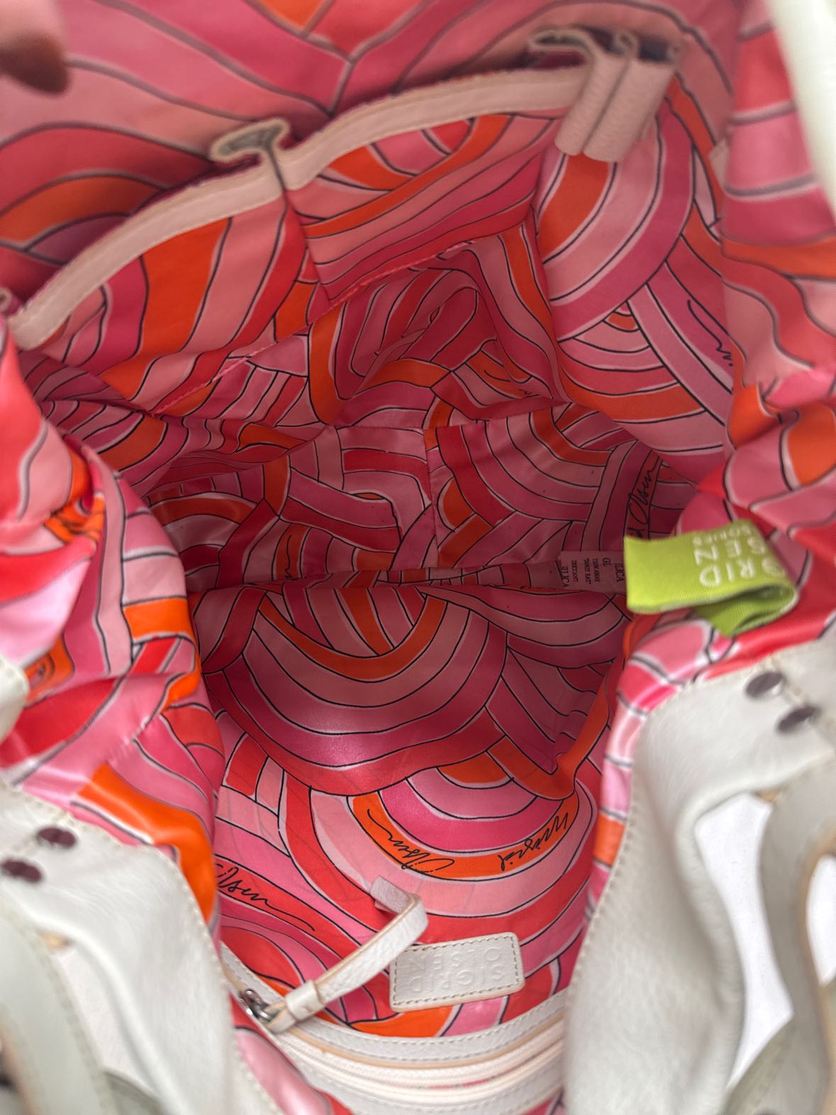 Sigrid Olsen White Purse Bag