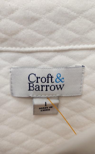 Croft & Barrow Women's Size L White Sweatshirt