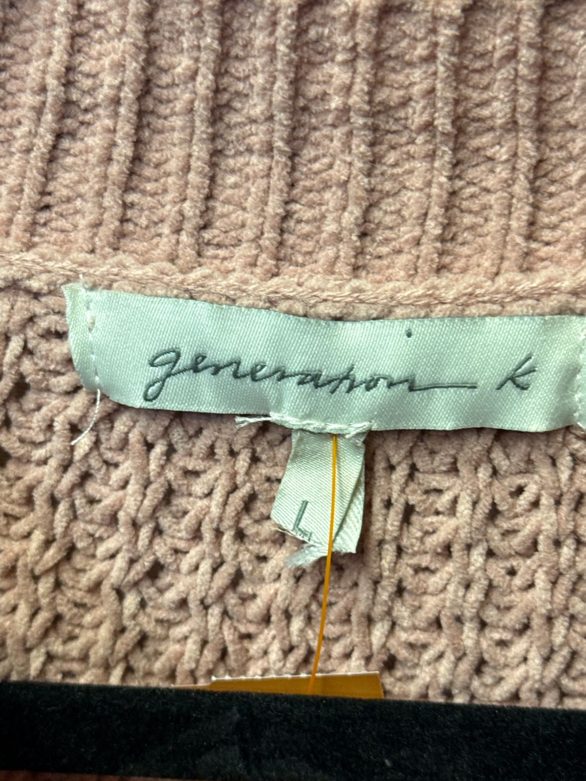 Generation K Women's Size L Pink Sweater