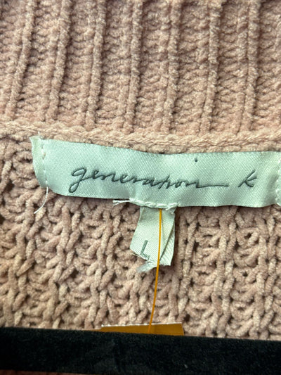 Generation K Women's Size L Pink Sweater