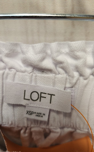 Loft Women's Size XS Petite White Pants