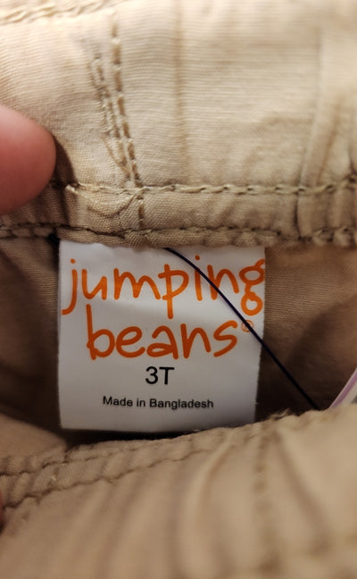 Jumping Beans Boy's Size 3 Beige Pants