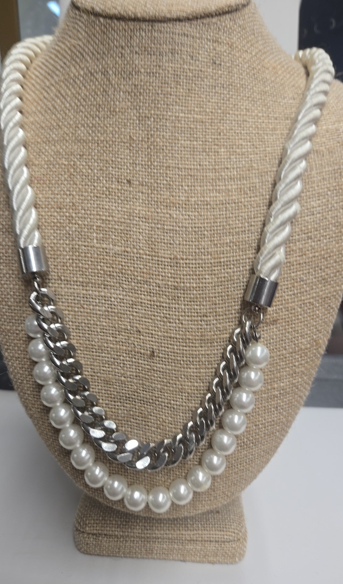 White Rope Necklace