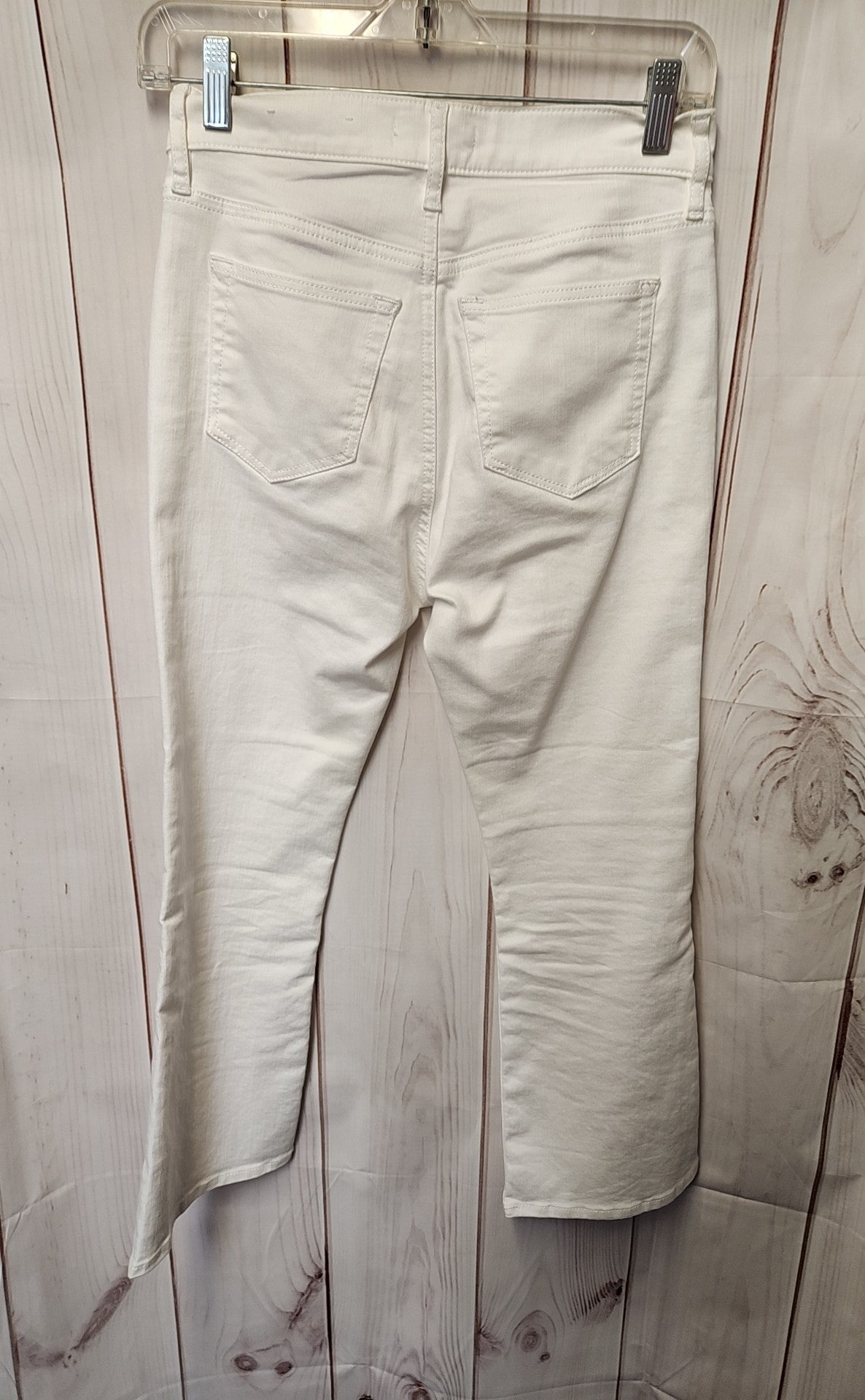 Loft Women's Size 25 (0) White Jeans The Kick Crop