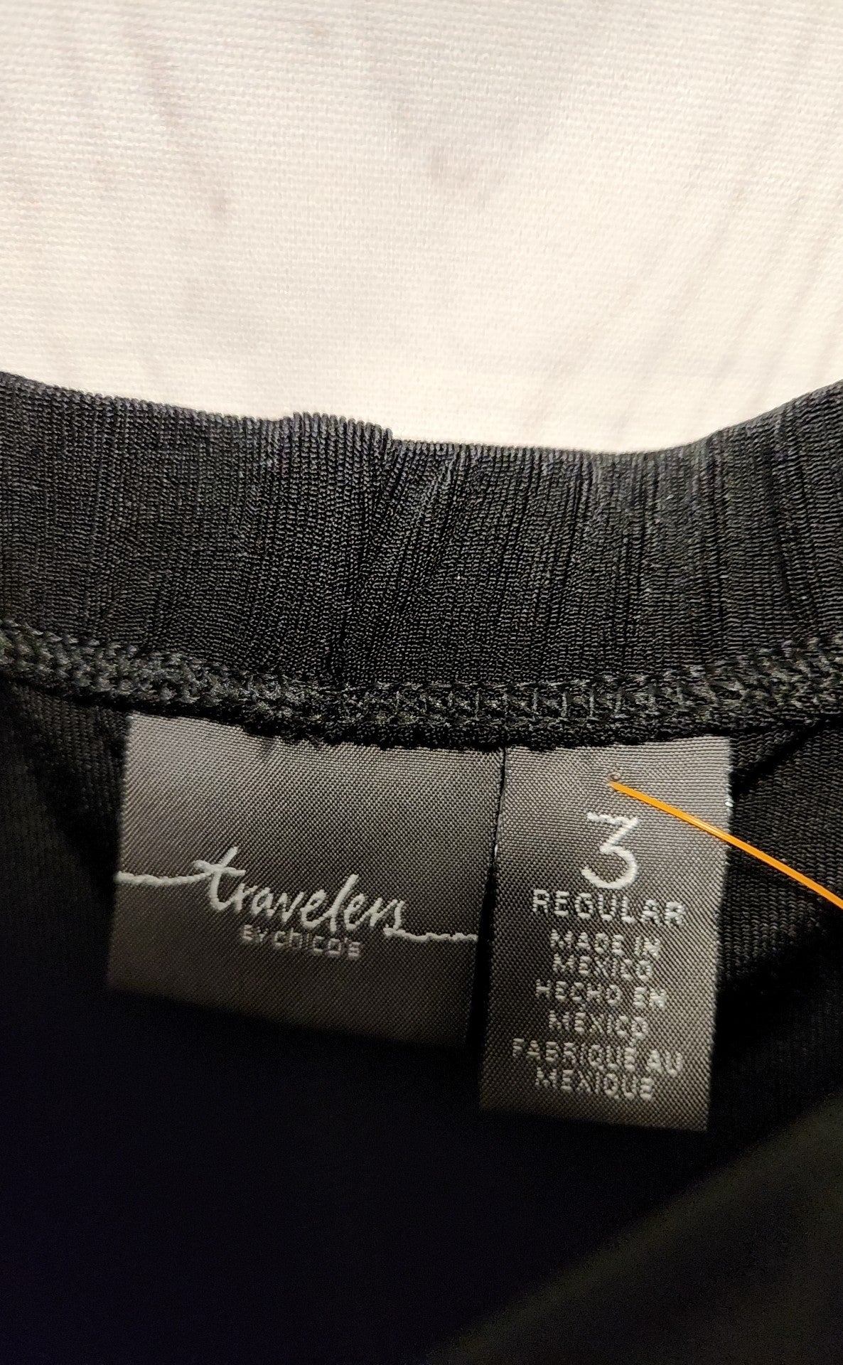 Chico's Travelers Women's Size 3 = US 16 Black Pants