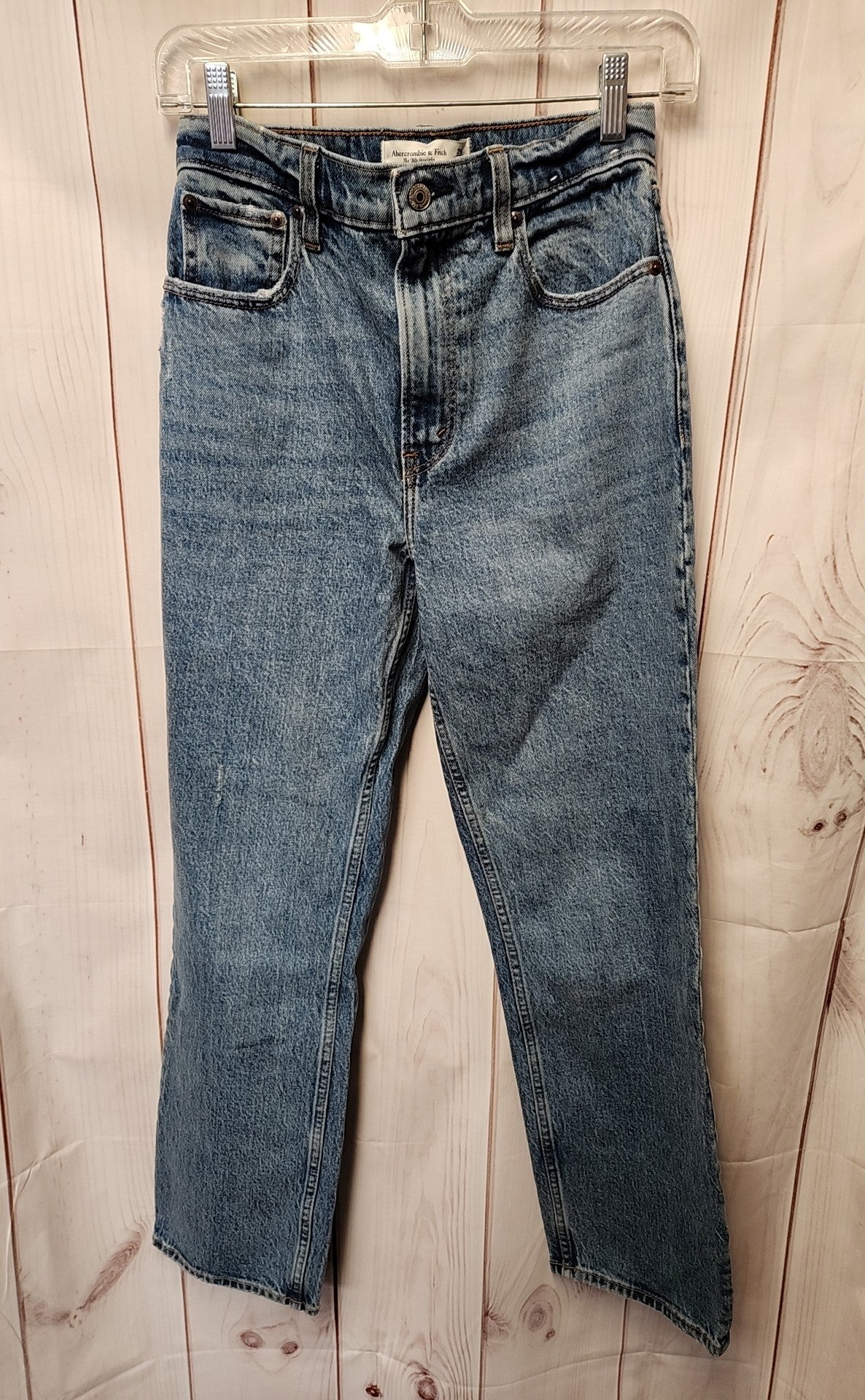 Abercrombie & Fitch Women's Size 25 (0) Blue Jeans The '90s Straight