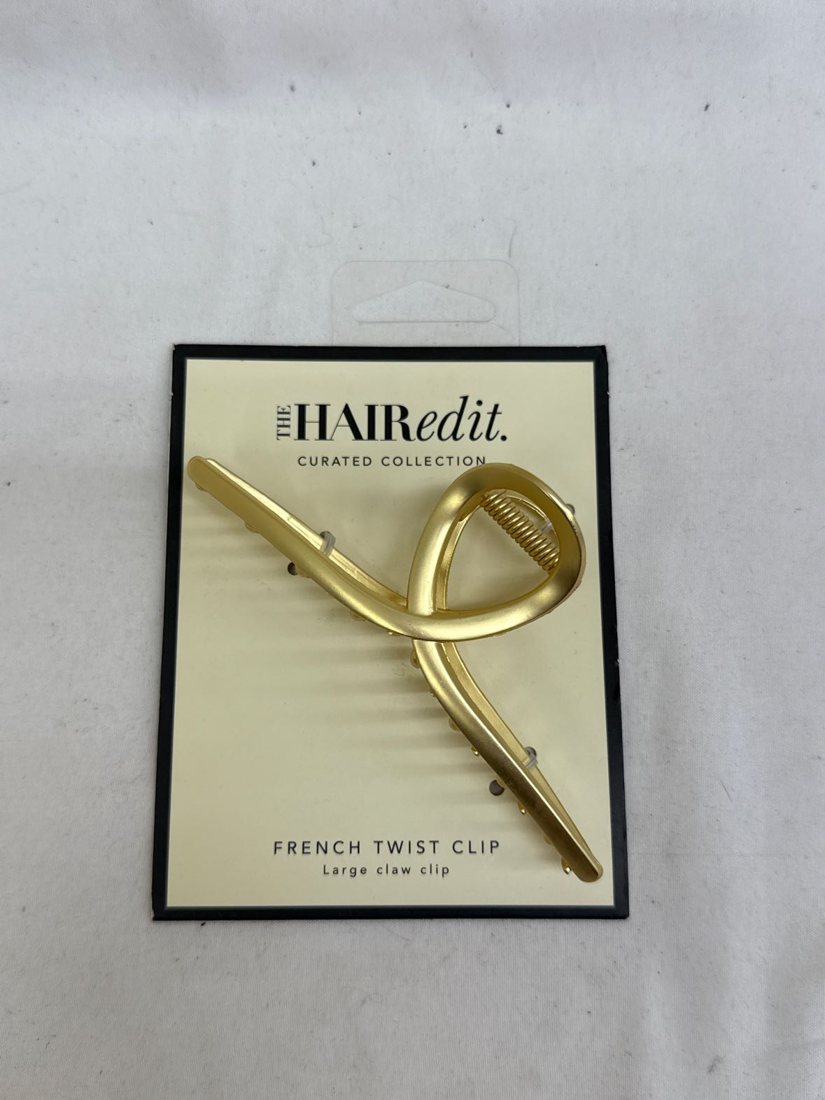 The Hair Edit Gold Claw Clip Cosmetic