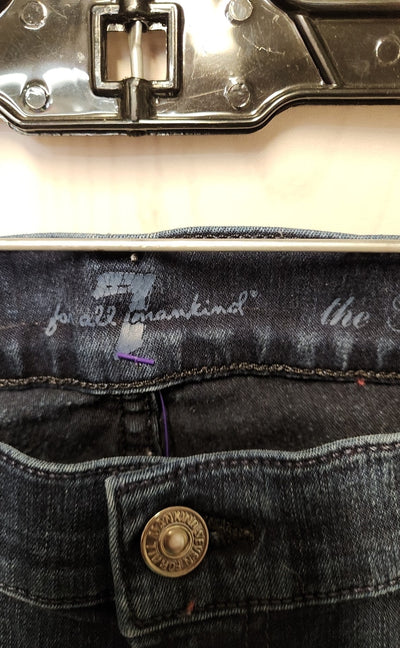 7 For All Mankind Women's Size 30 (9-10) Blue Jeans The Skinny