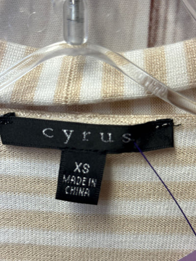 Cyrus Women's Size XS Beige Cardigan
