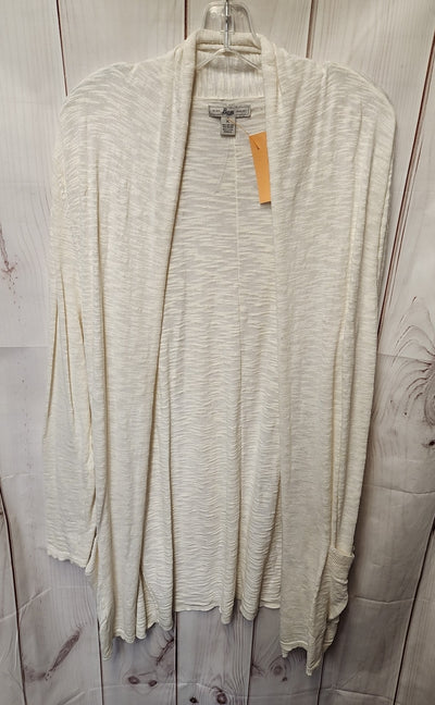 Bass Women's Size XL White Cardigan
