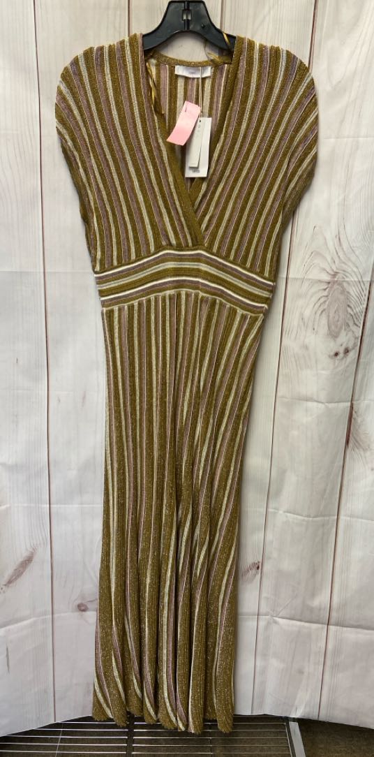 NWT Mng Women's Size S Yellow Dress
