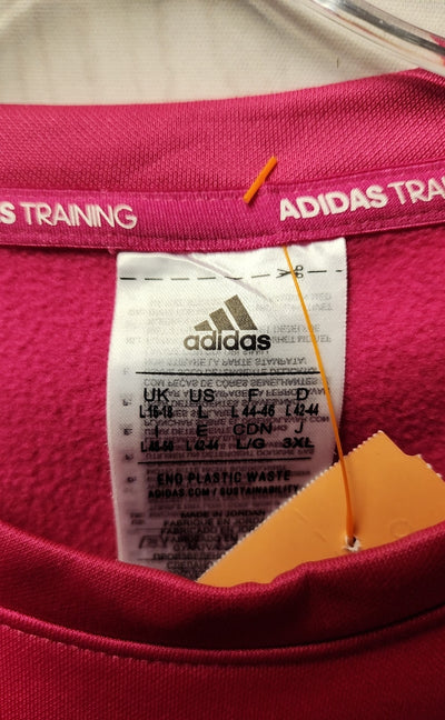 Adidas Women's Size L Pink Sweatshirt