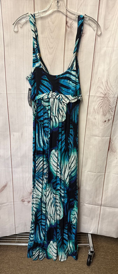 NWT NY & Co Women's Size L Blue Dress