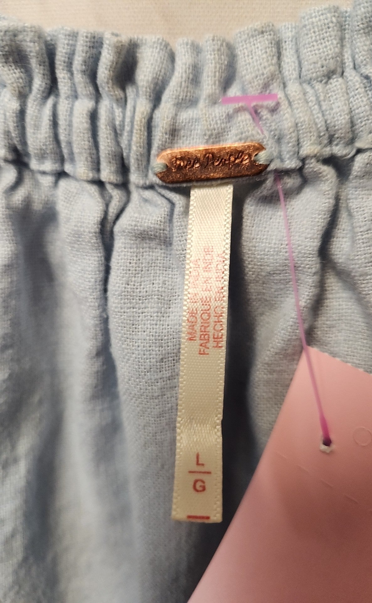 Free People Women's Size L Light Blue Dress