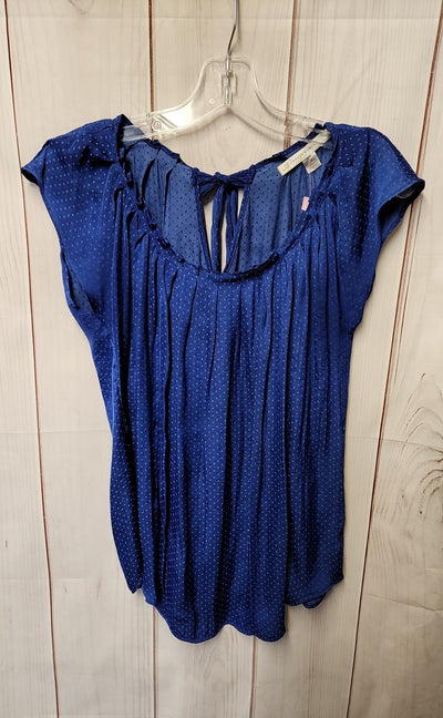 Lauren Conrad Women's Size M Blue Sleeveless Top