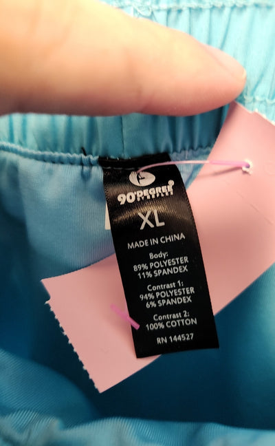 90 Degree Women's Size XL Blue Active Shorts