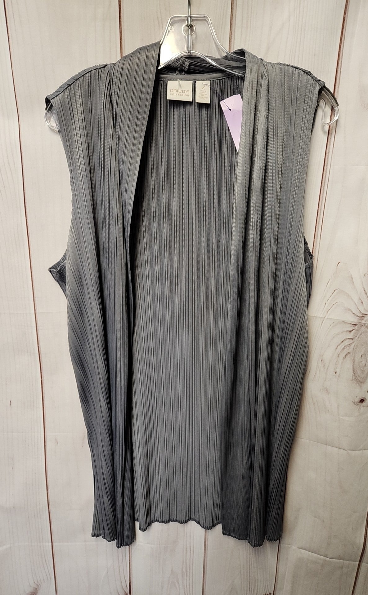 Chico's Women's Size 2 = US L Gray Cardigan