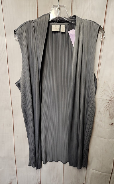 Chico's Women's Size 2 = US L Gray Cardigan