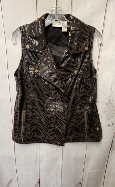 Zenergy - Chico's Women's Size L Brown Vest