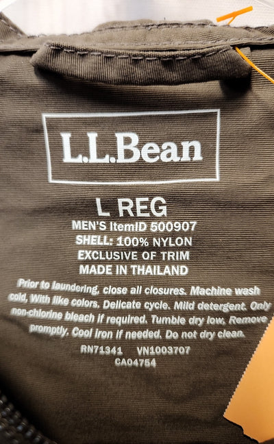 LL Bean Men's Size L Brown Jacket