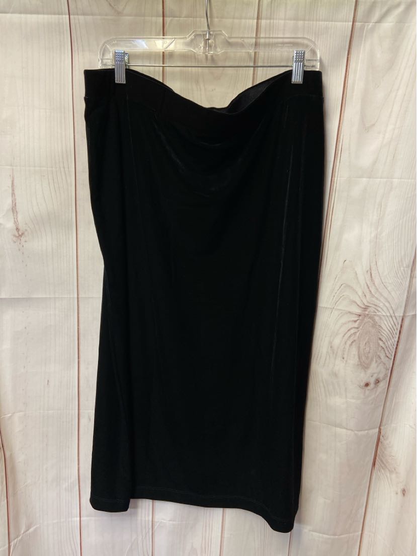 Chico's Women's Size XL Black Skirt