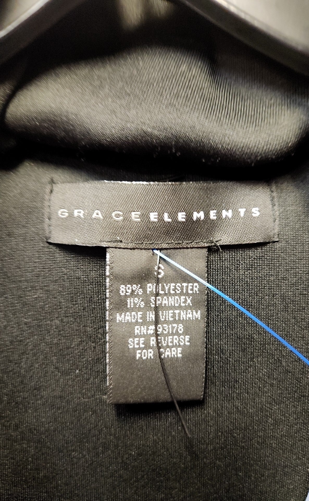 Grace Elements Women's Size S Black Jacket