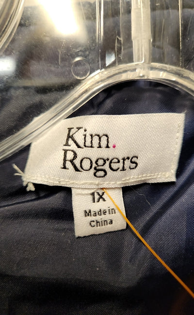 Kim Rogers Women's Size 1X Navy Jacket