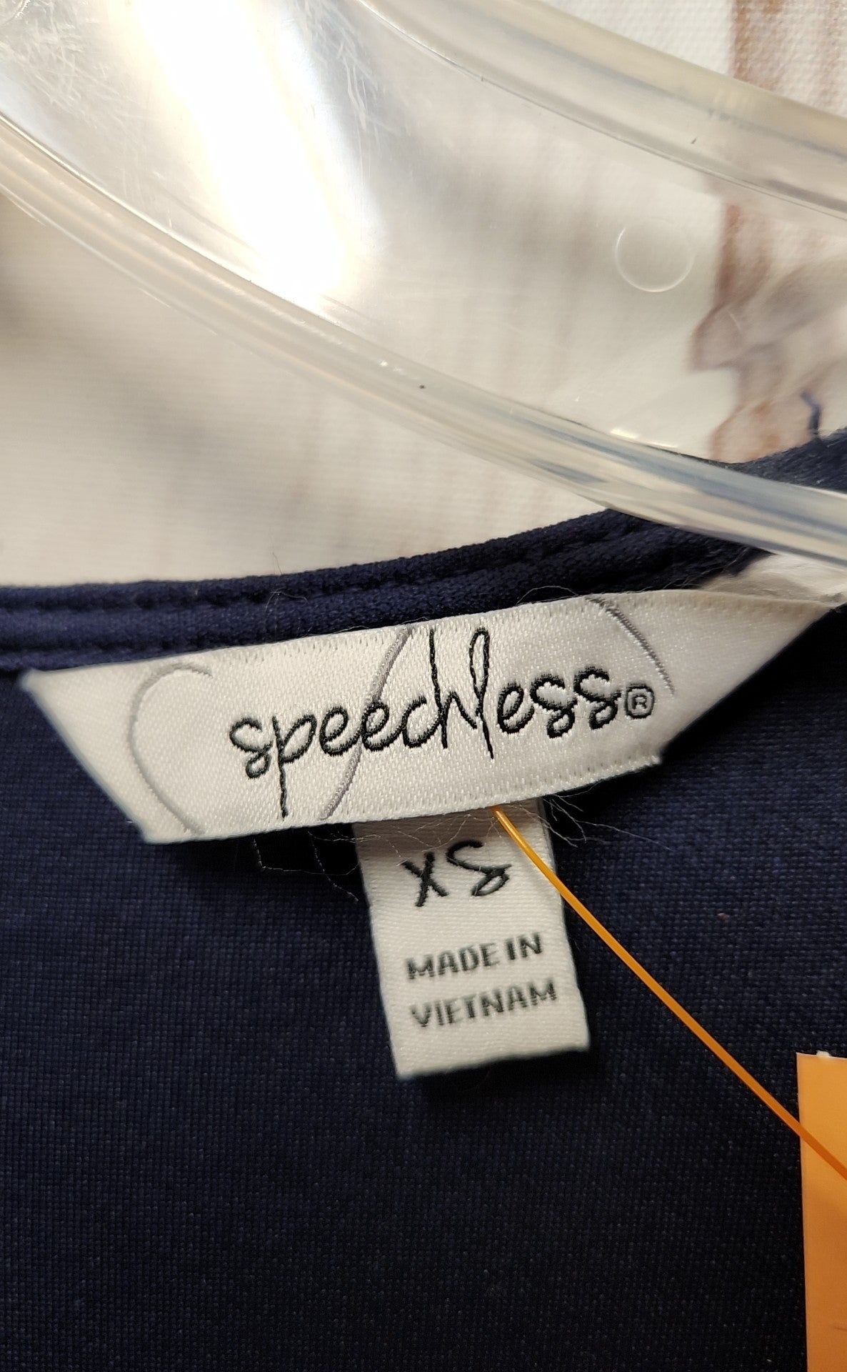 Speechless Women's Size XS Navy Dress