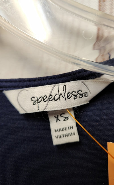 Speechless Women's Size XS Navy Dress